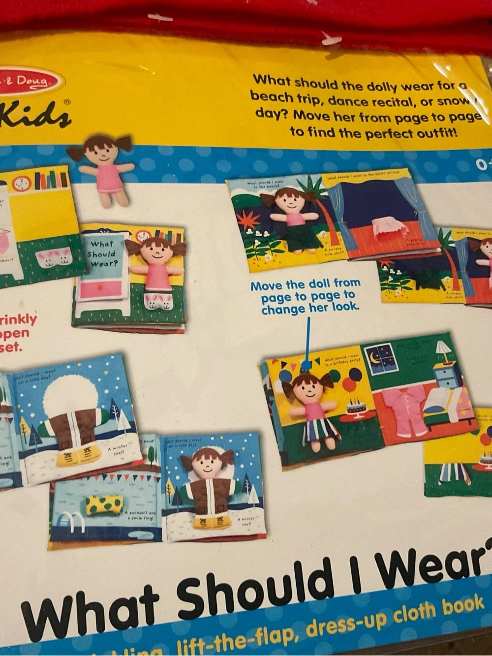 Melissa and Doug Doll What Should I Wear Book New